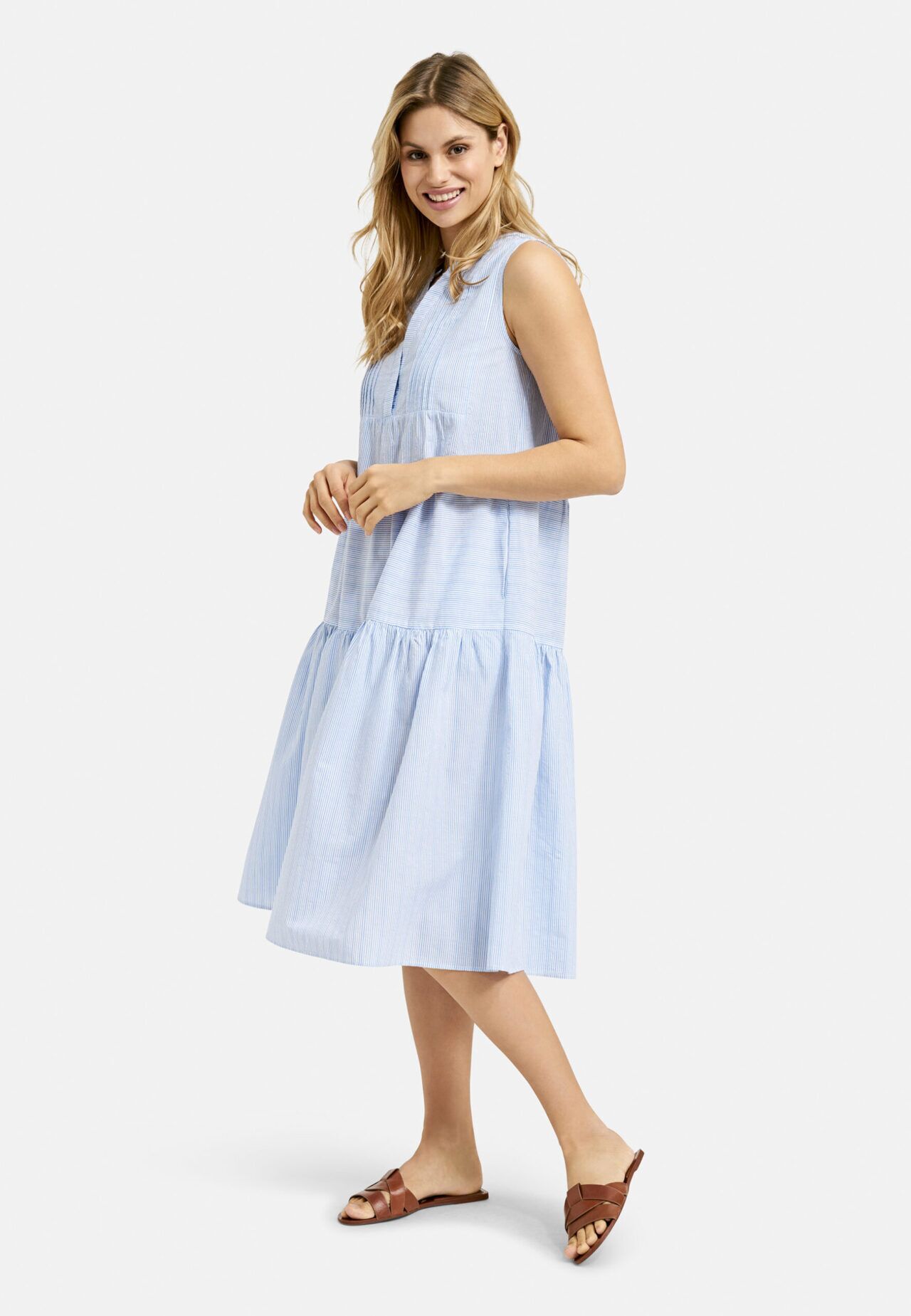 Stufenkleid Milano Italy light stripe